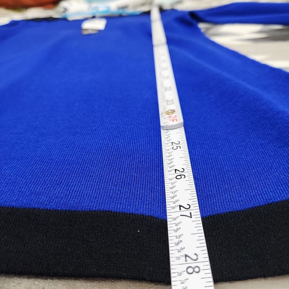 Cable and Gauge Top Sweater Size Large Royal Blue Color - Picture 6 of 13